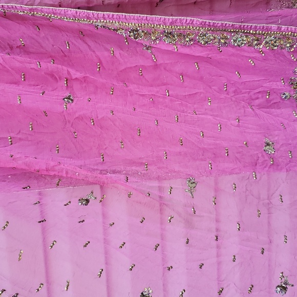 Beaded saree scarf wrap - Picture 4 of 4